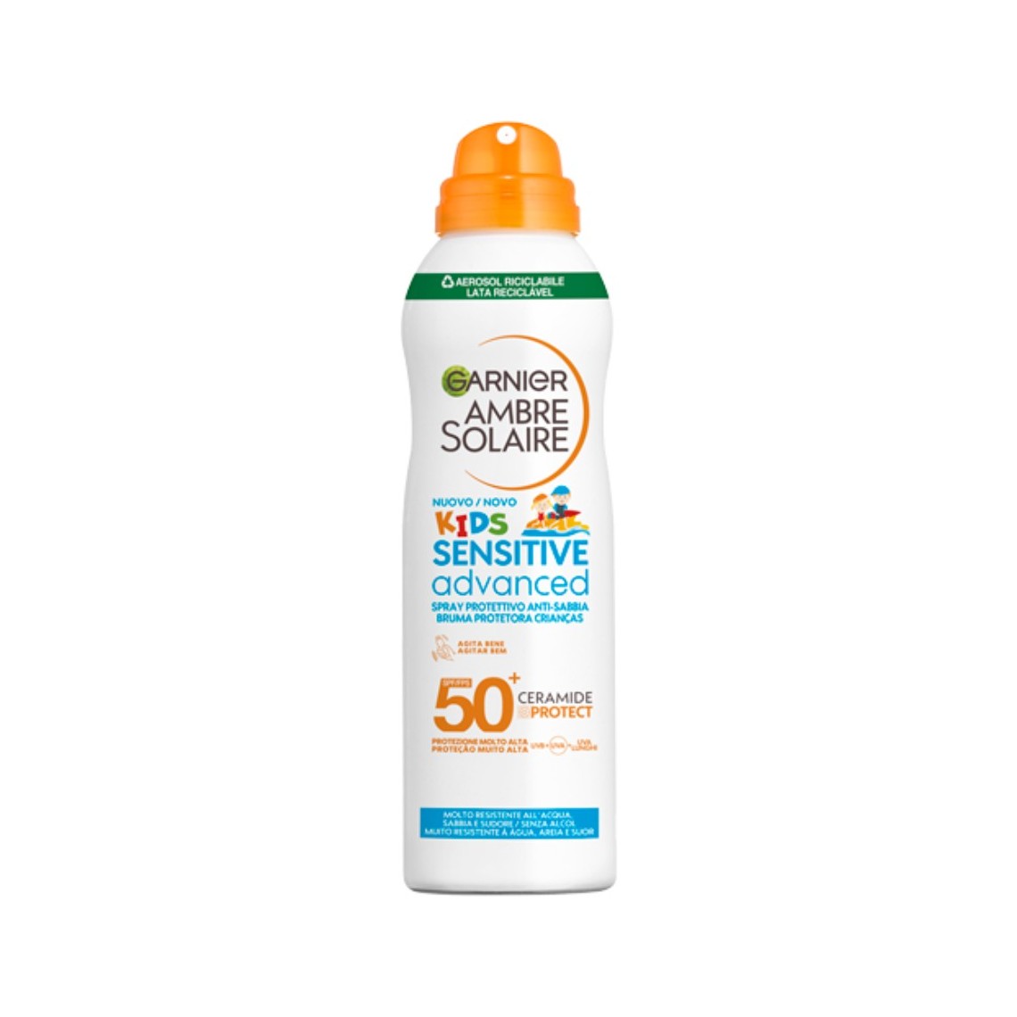 Garnier Kids Sensitive Spray Anti-Sabbia SPF50+ 150ml | Garnier