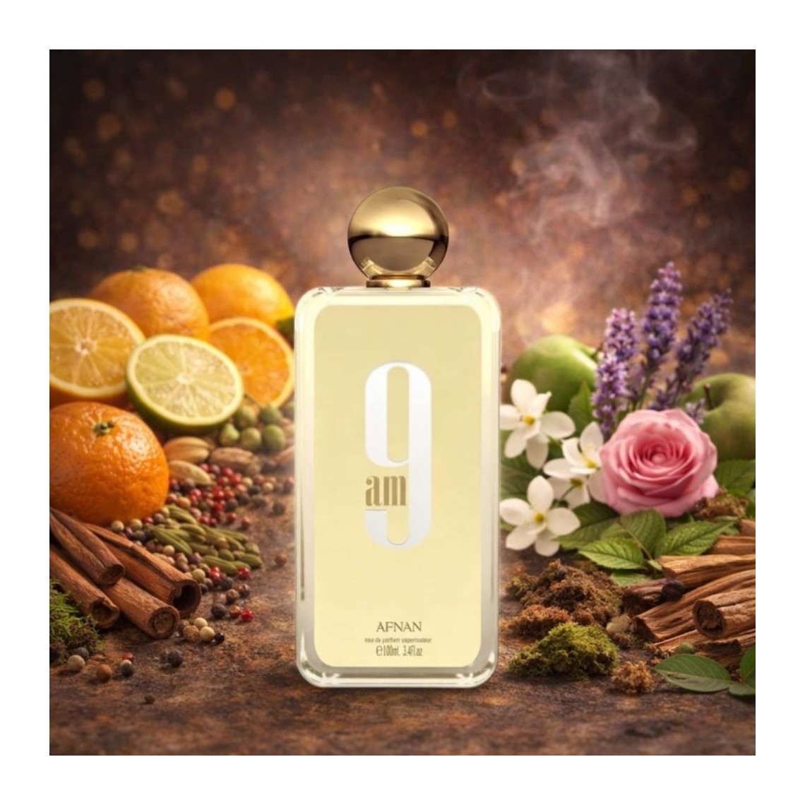 Afnan 9 AM Eau de Parfum 100ml | Fragranza Unisex Fresca