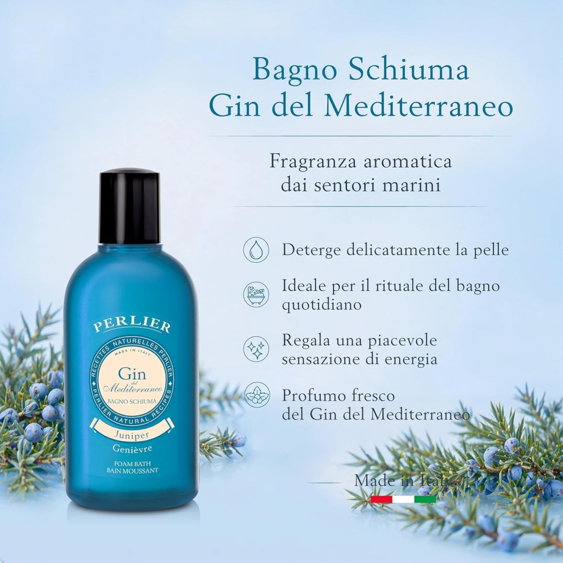 Perlier Gin del Mediterraneo Bagno Schiuma 1000ml