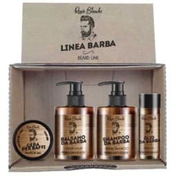 Shampoo da Barba 100ml, Balsamo da Barba 100ml,Olio da Barba 50ml e Cera per Baffi 50ml