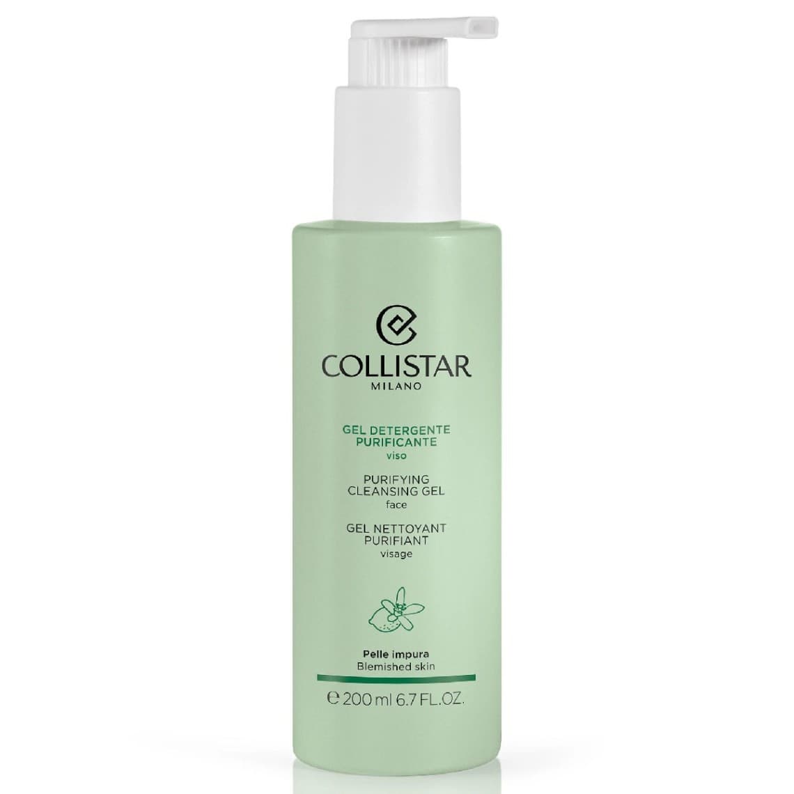Collistar Gel Detergente Purificante Viso 200ml