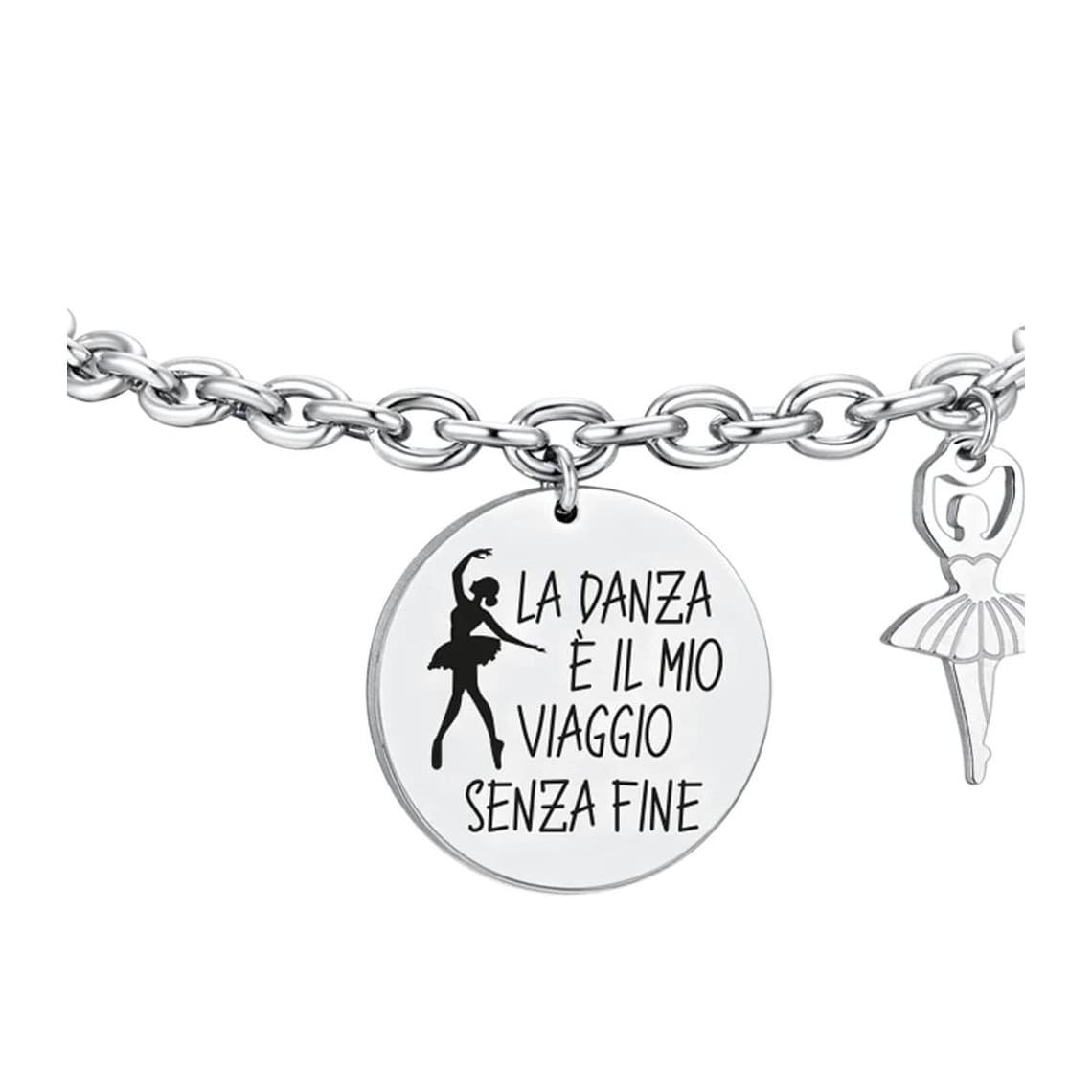BRACCIALE DONNA IN ACCIAIO BALLERINA