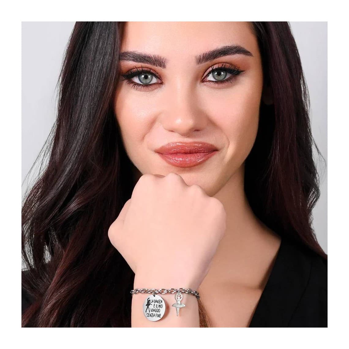 BRACCIALE DONNA IN ACCIAIO BALLERINA
