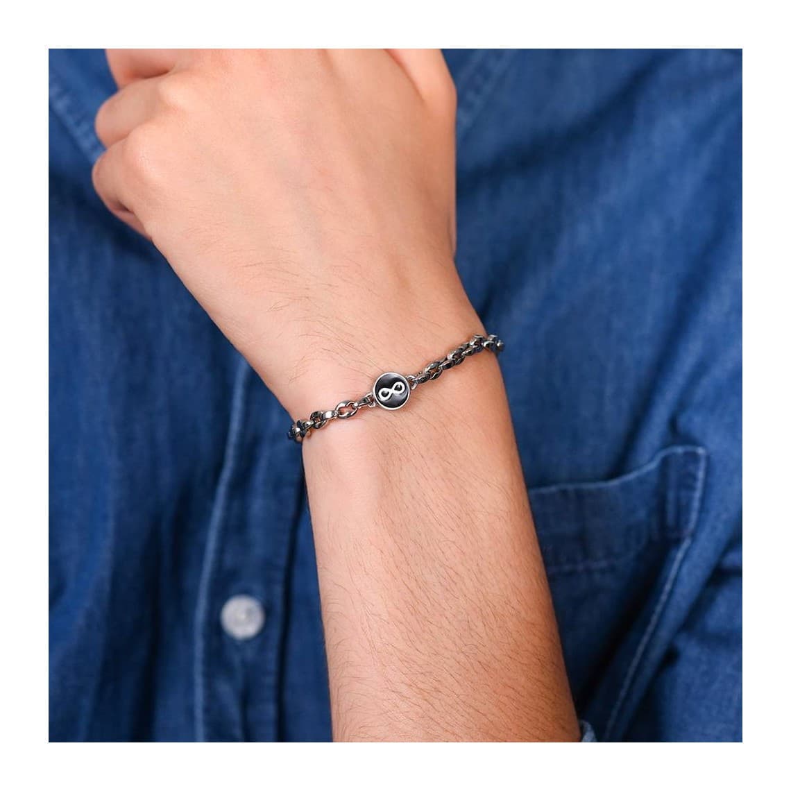 BRACCIALE UOMO IN ACCIAIO