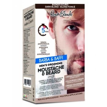 Renee Blanche Moustache&Beard Biondo Scuro Barba e Baffi