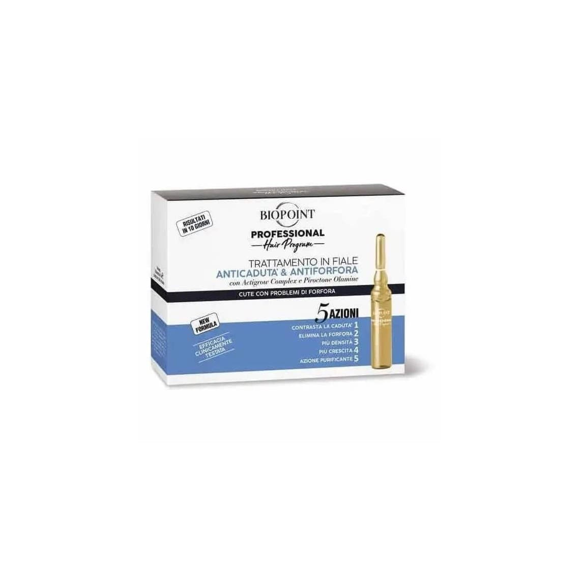 Biopoint Anticaduta & Antiforfora Fiale Blu Uomo 10x7ml