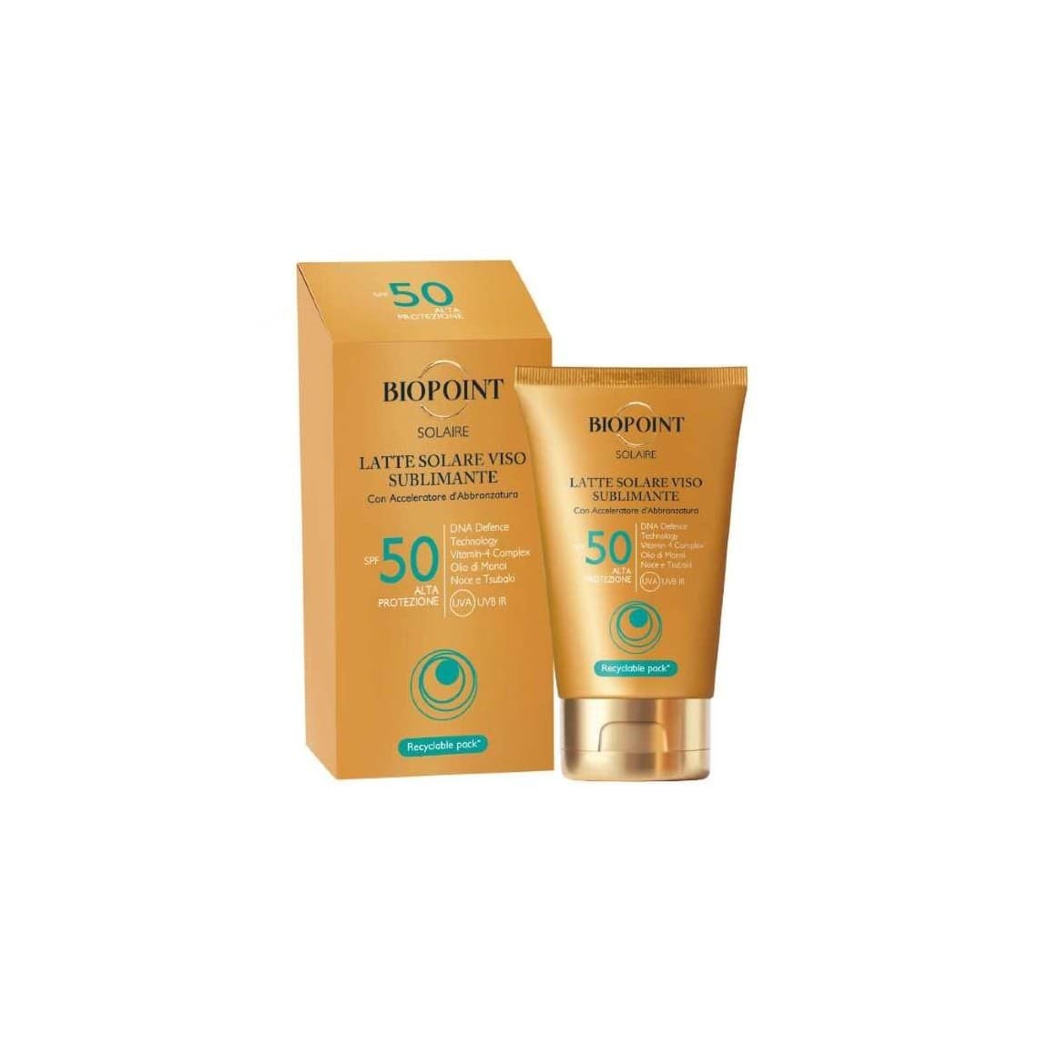 Biopoint Latte Solare Viso Sublimante SPF50 50ml