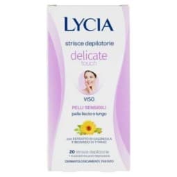 Lycia Delicate Touch Strisce Depilatorie Viso Pelli Sensibili