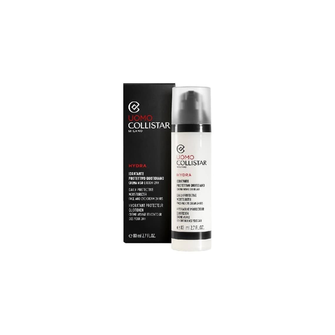 Collistar Uomo Crema Viso e Occhi Idratante 24h Protettivo 80ml