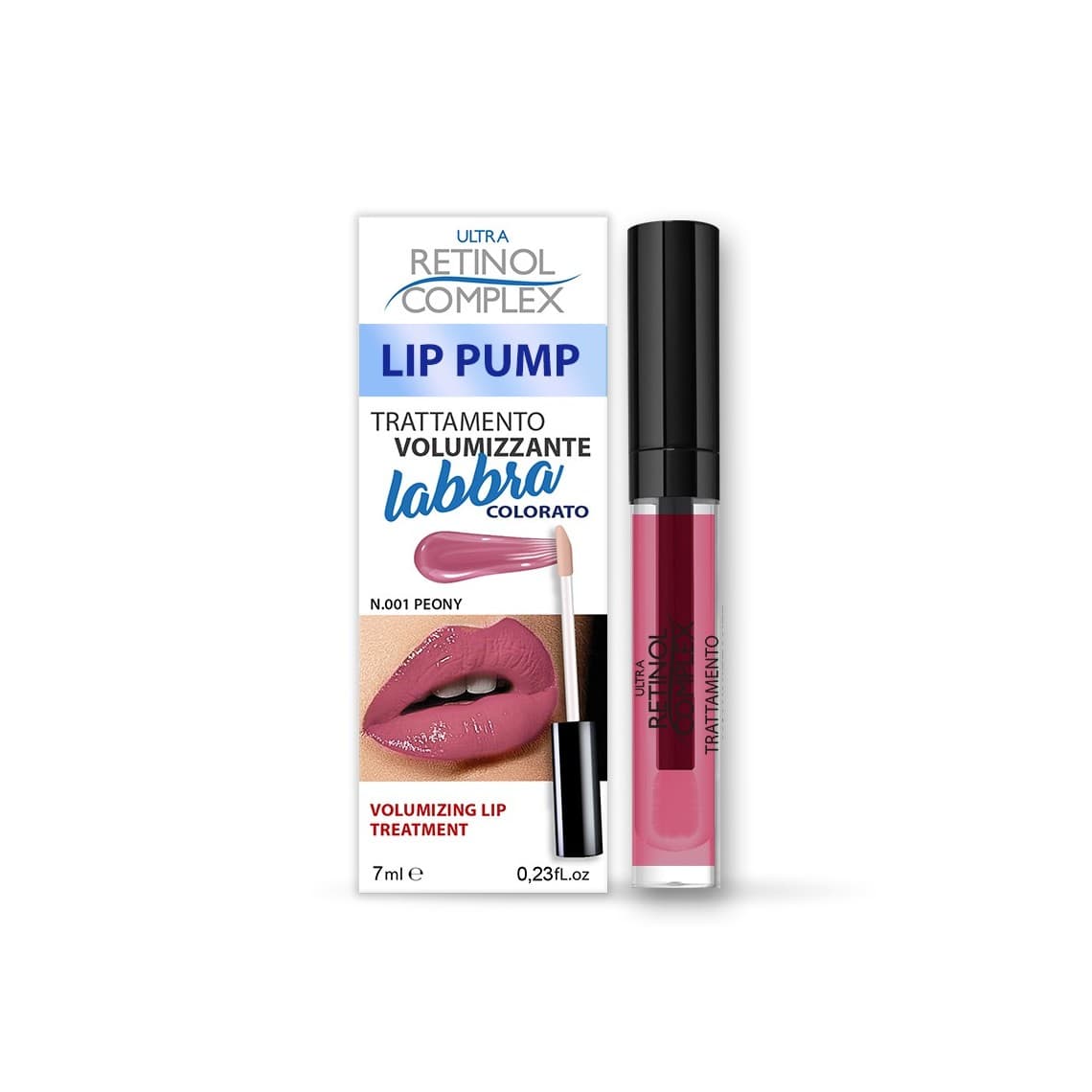 Retinol Complex Lip Pump Trattamento Volumizzante Colorato