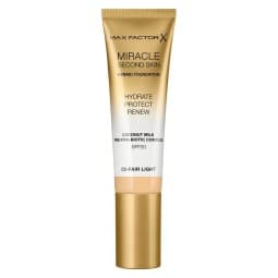 Maxfactor Fondotinta Miracle Second Skin con Latte di Cocco SPF20