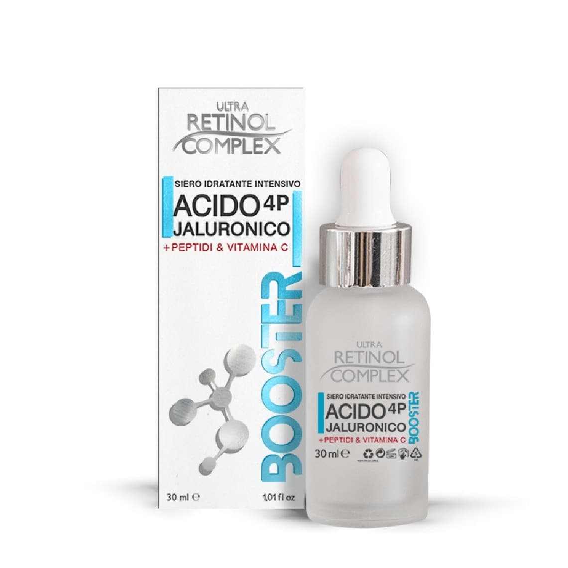 Retinol Complex Siero Viso Idratante Acido 4P Jaluronico 30ml