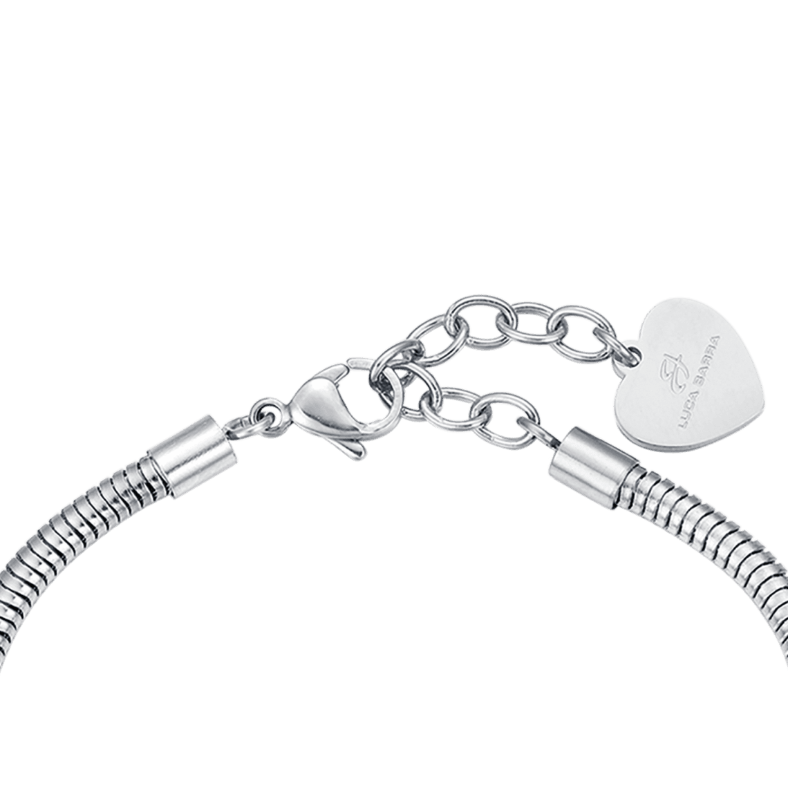 BRACCIALE DONNA IN ACCIAIO STELLA CON CRISTALLI BIANCHI