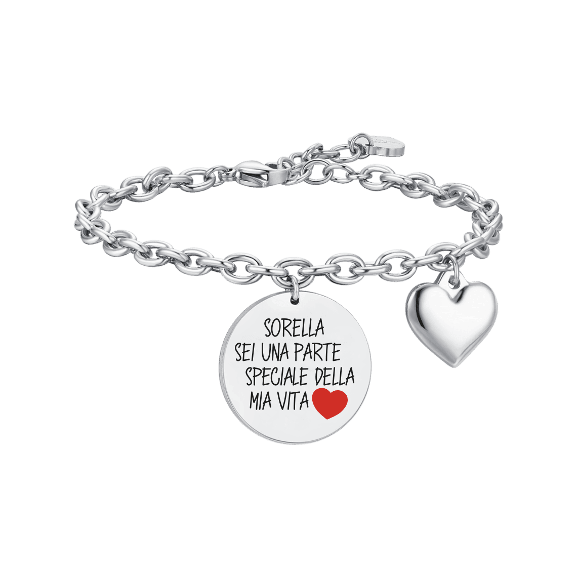 LUCA BARRA BRACCIALE DONNA IN ACCIAIO