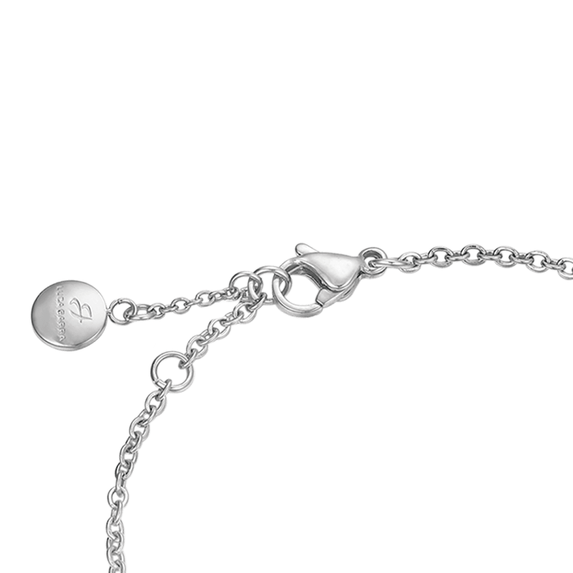 BRACCIALE DONNA IN ACCIAIO CON QUADRIFOGLIO E CRISTALLI