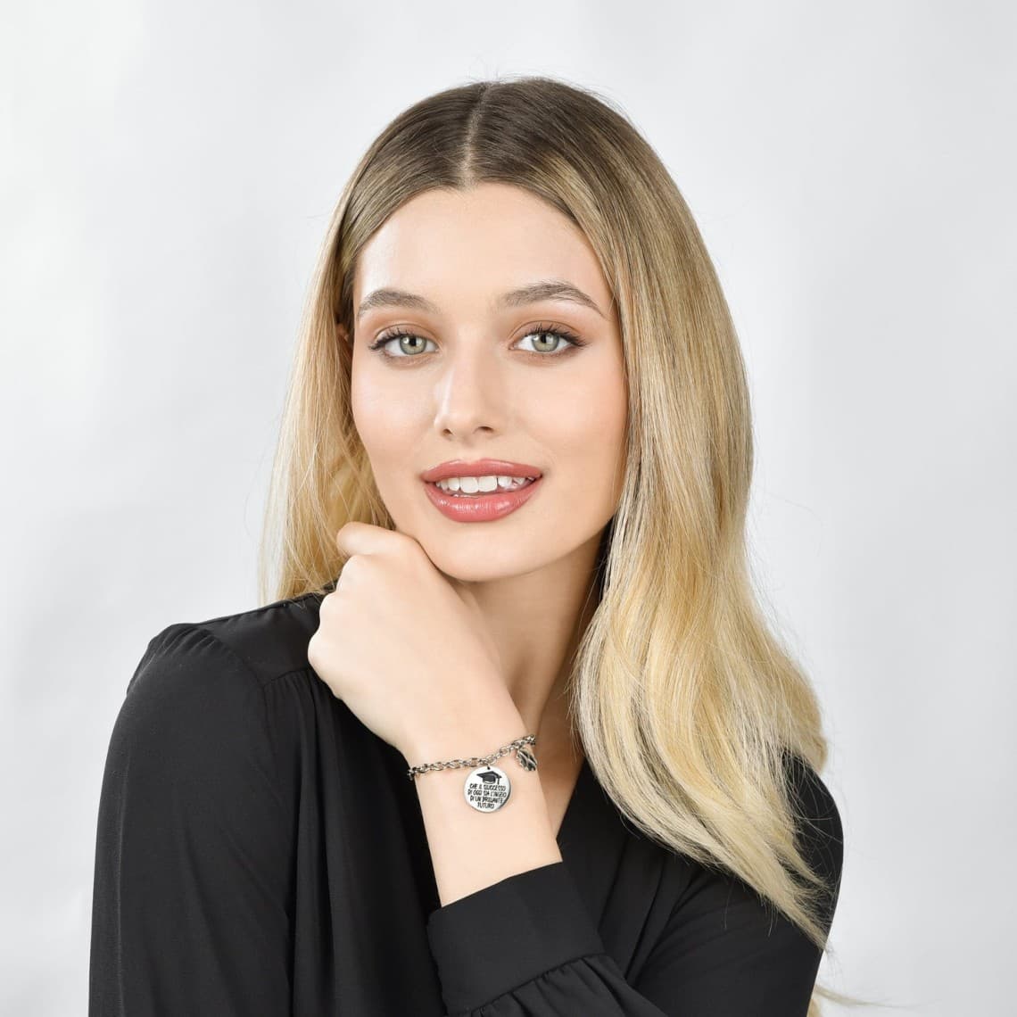 BRACCIALE DONNA IN ACCIAIO CHE IL SUCCESSO DI OGGI SIA L'INIZIO DI UN BRILLANTE