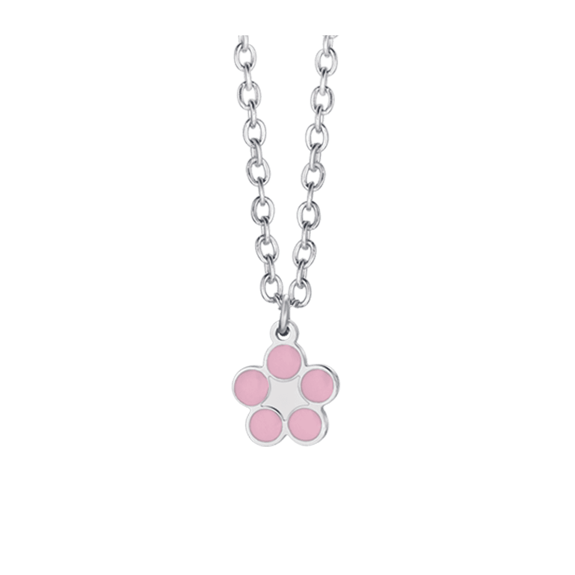 COLLANA BAMBINA IN ACCIAIO CON FIORE
