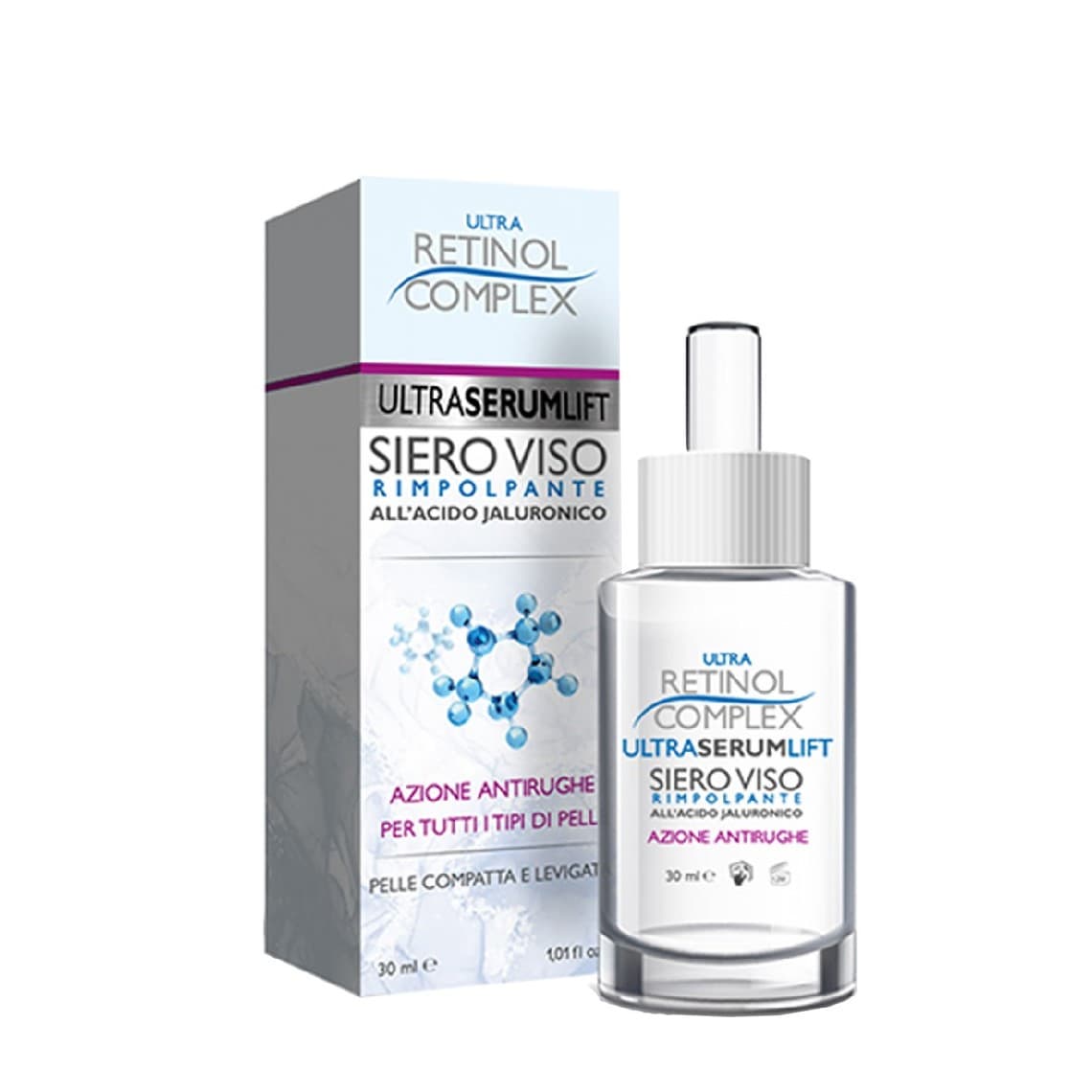 Retinol Complex Siero Viso Rimpolpante Acido Jaluronico 30ml