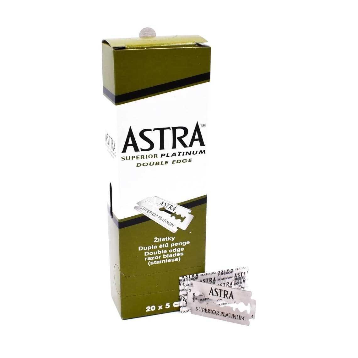Astra Superior Platinum Double Edge Lame Ricariche 100 Pezzi