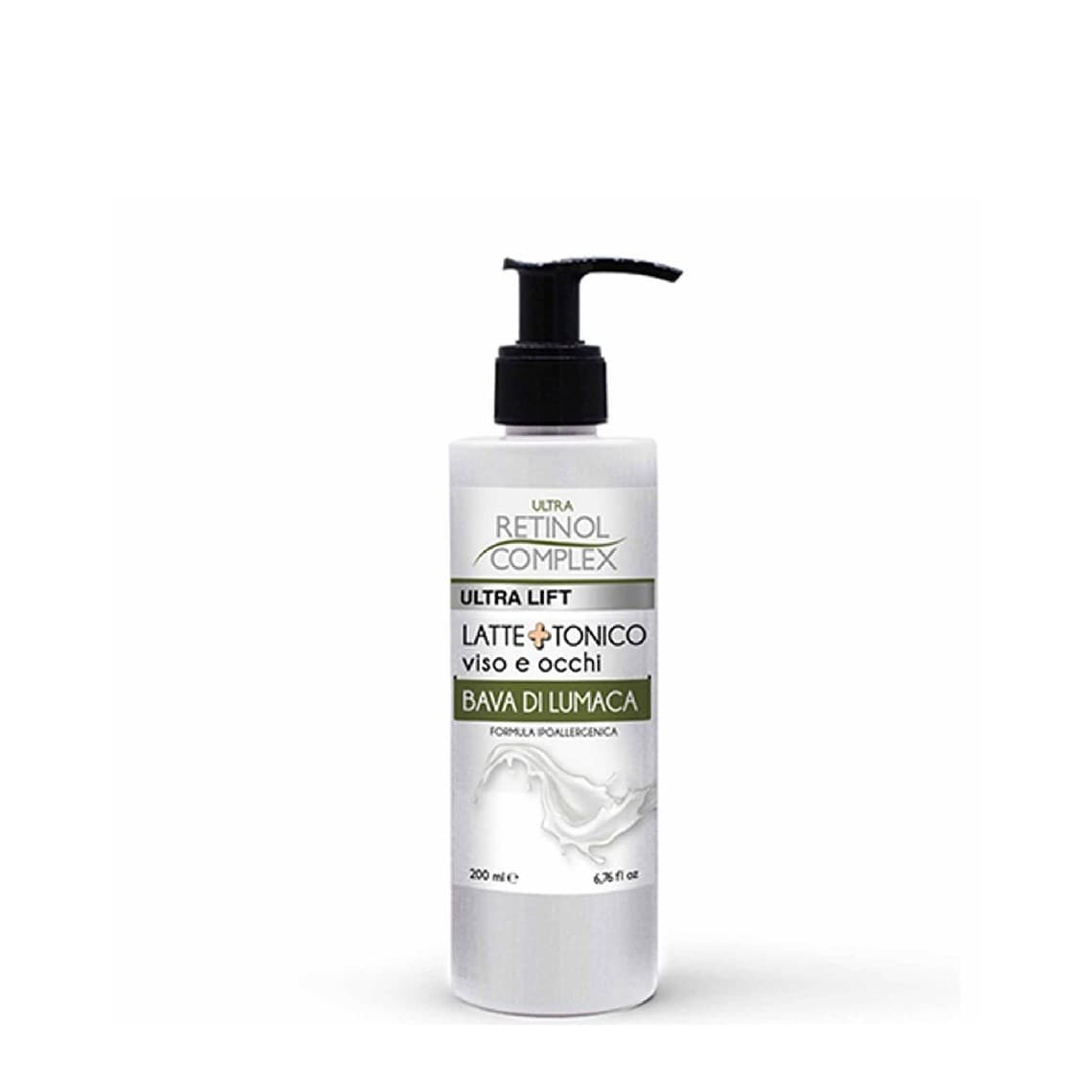 Retinol Complex Latte e Tonico Viso Occhi Bava Lumaca 200ml