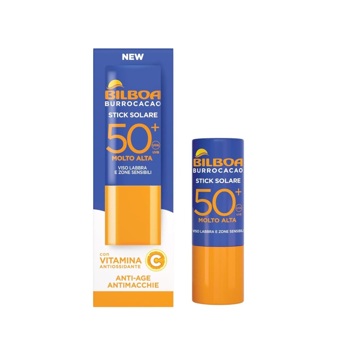 Bilboa Stick Solare SPF 50+ Vitamina C | Protezione Molto Alta