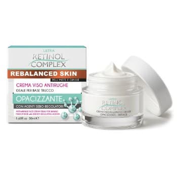 Retinol Complex Crema Viso Opacizzante Pelli Grasse Antirughe 50ml