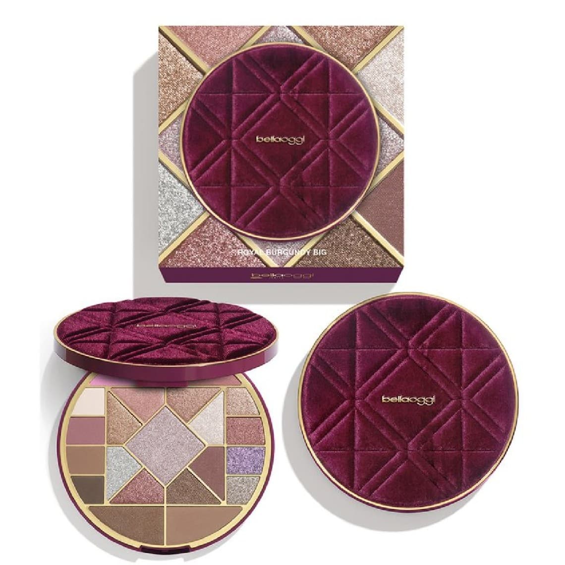 Bella Oggi Trousse Imperial Burgundy Big | Cofanetto Make-Up