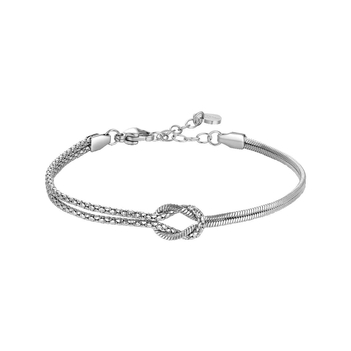 Luca Barra Bracciale Uomo in acciaio con nodo BA1924