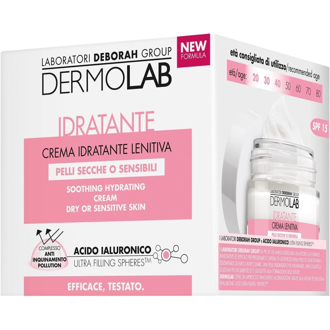 Crema Idratante Lenitiva Pelli Secche o Sensibili