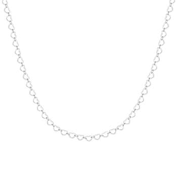 Luca Barra Collana Donna in Acciaio con Cuori CK2239