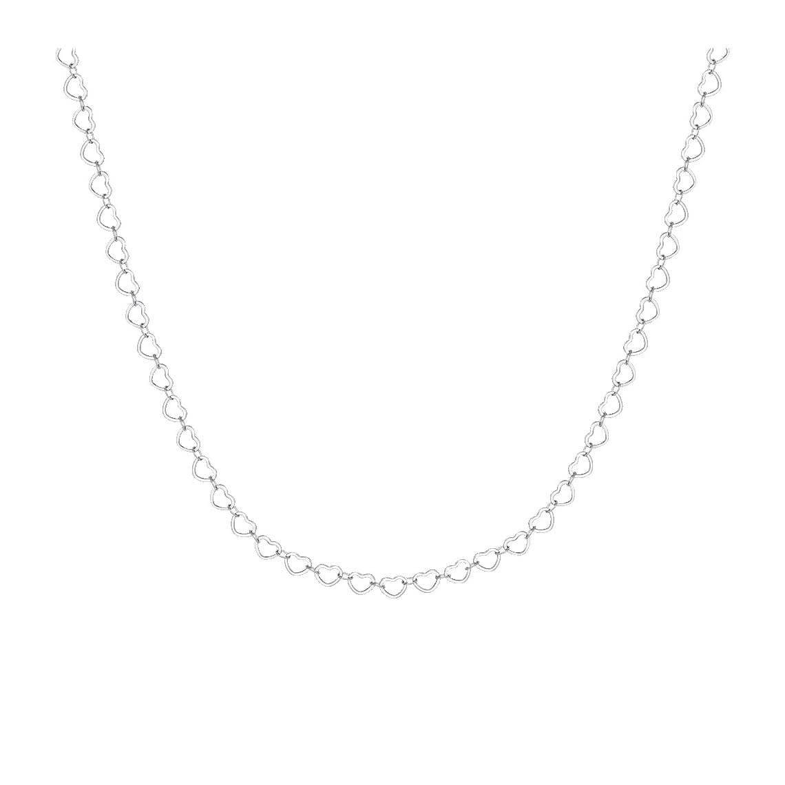 Luca Barra Collana Donna in Acciaio con Cuori CK2239