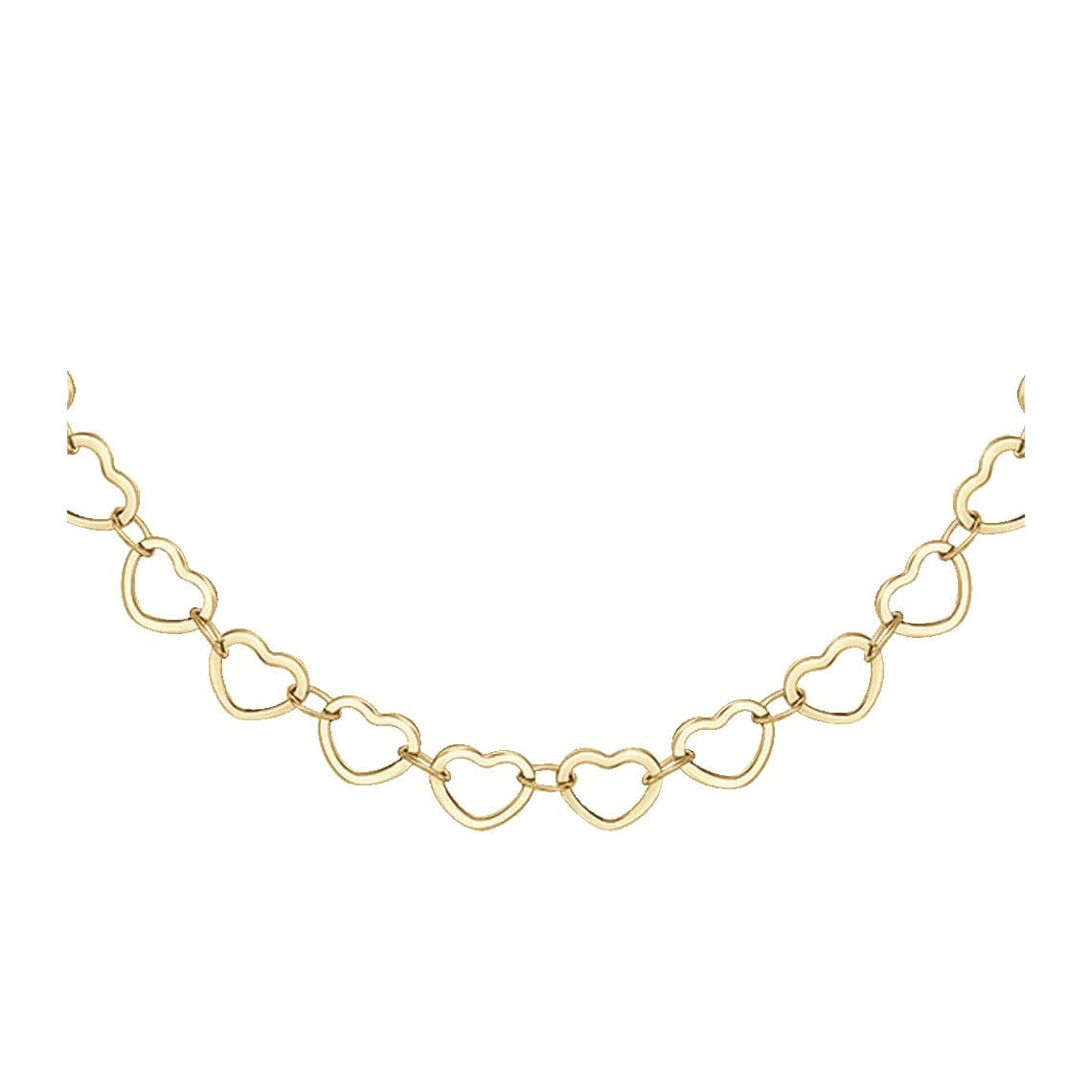 Collana Donna in Acciaio IP GOLD con Cuori CK2240