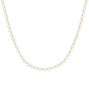 Luca Barra Collana Donna in Acciaio IP GOLD con Cuori CK2241