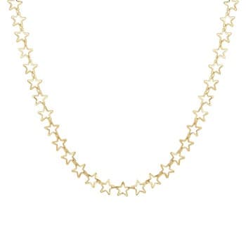 Luca Barra Collana Donna in Acciaio IP GOLD con Stelle CK2244