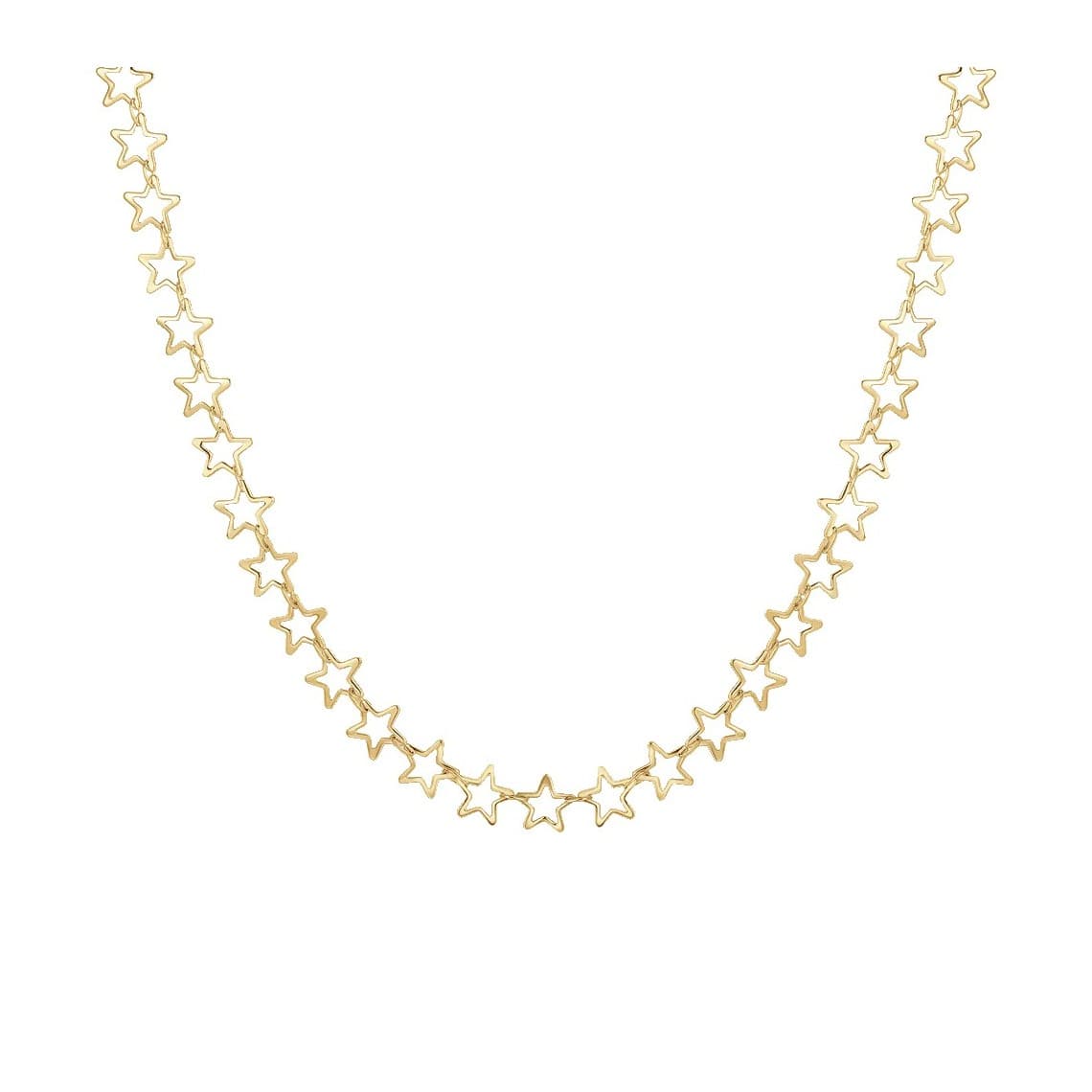 Luca Barra Collana Donna in Acciaio IP GOLD con Stelle CK2244