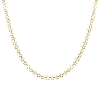 Luca Barra Collana Donna in Acciaio IP GOLD con Stelle CK2245