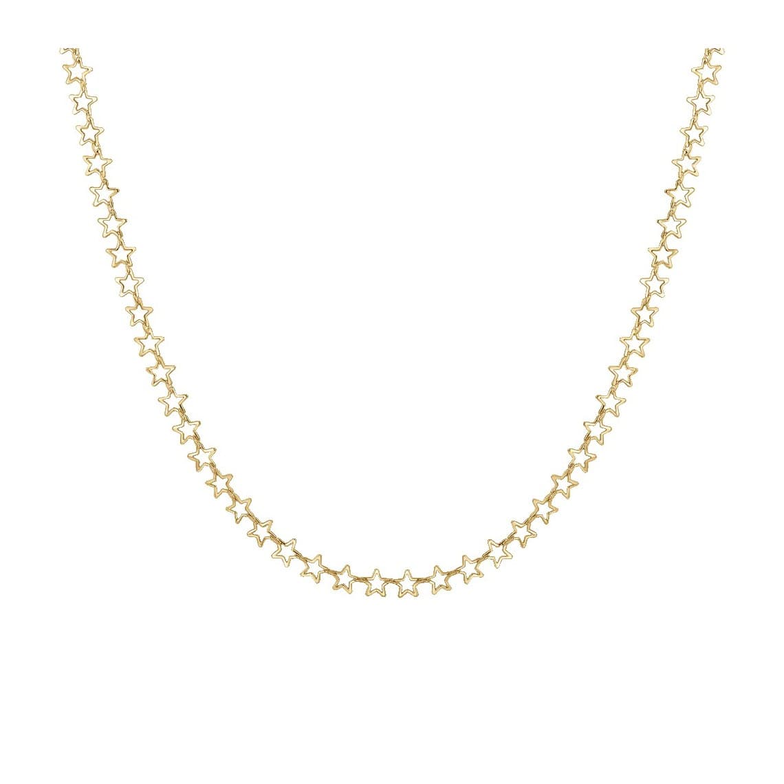 Luca Barra Collana Donna in Acciaio IP GOLD con Stelle CK2245