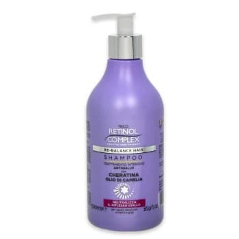 Retinol Complex Shampoo Antigiallo Cheratina Collagene 500ml