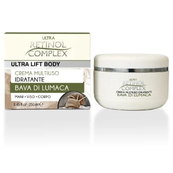 Retinol Complex Crema Multiuso Corpo Idratante Bava di Lumaca 250ml