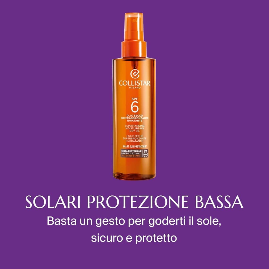 Collistar Olio Secco Superabbronzante Idratante Spray SPF6