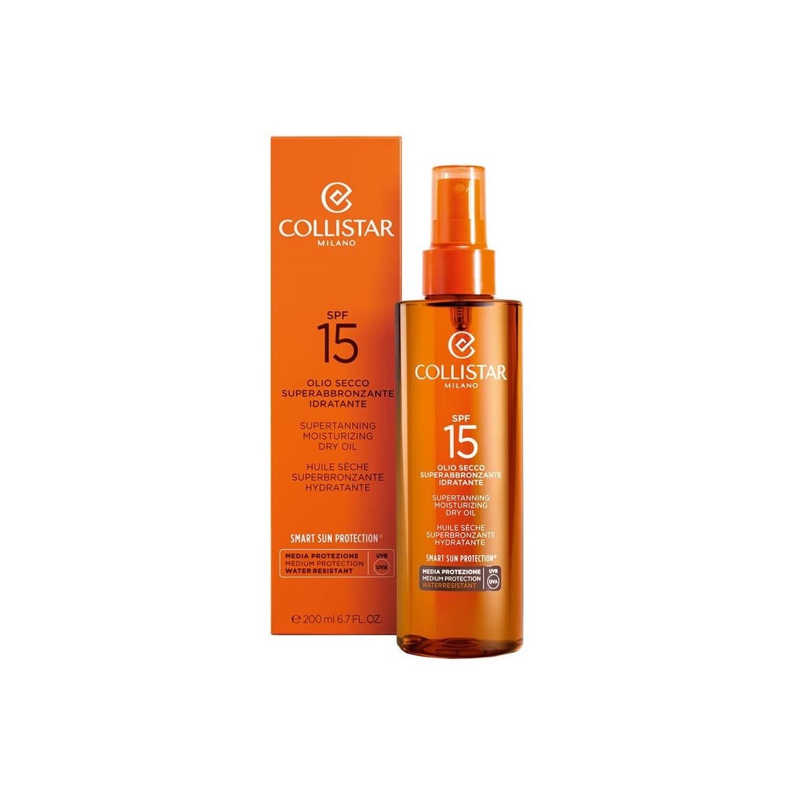 Collistar Olio Secco Superabbronzante Idratante Spray SPF15