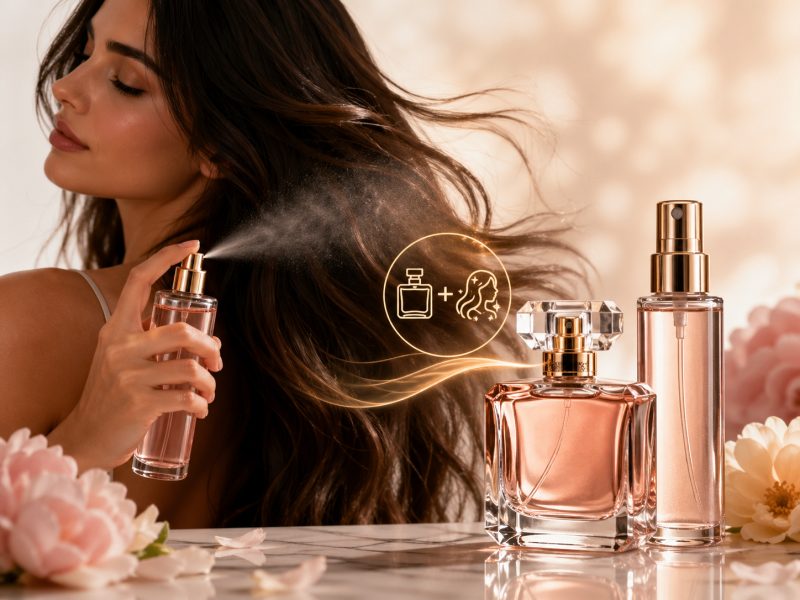 Profumi con hair mist abbinato come usarli